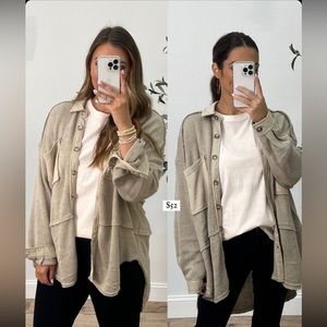 Aster sweater jacket